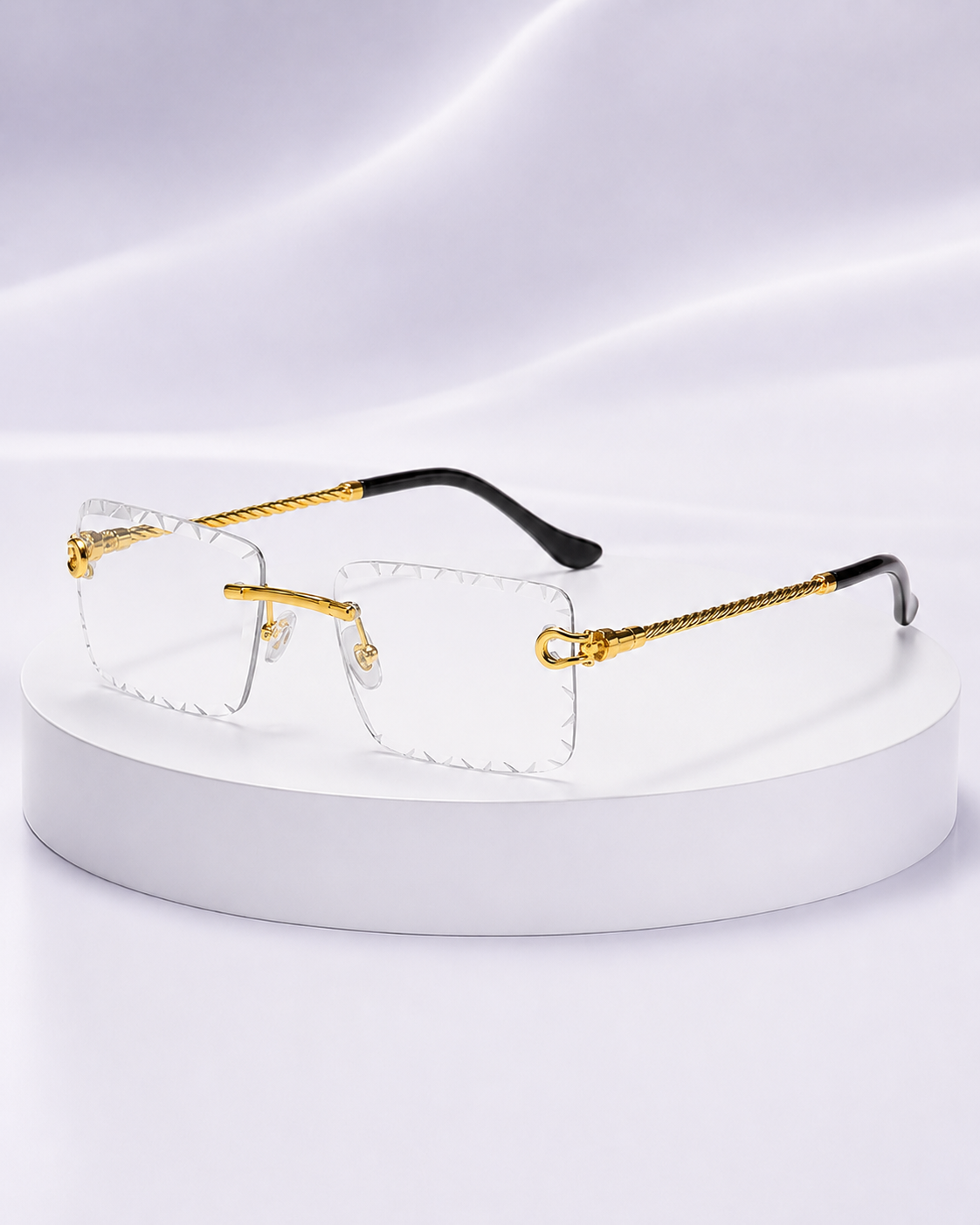 Lunettes Luxe Sans Monture Élégance et légèreté
