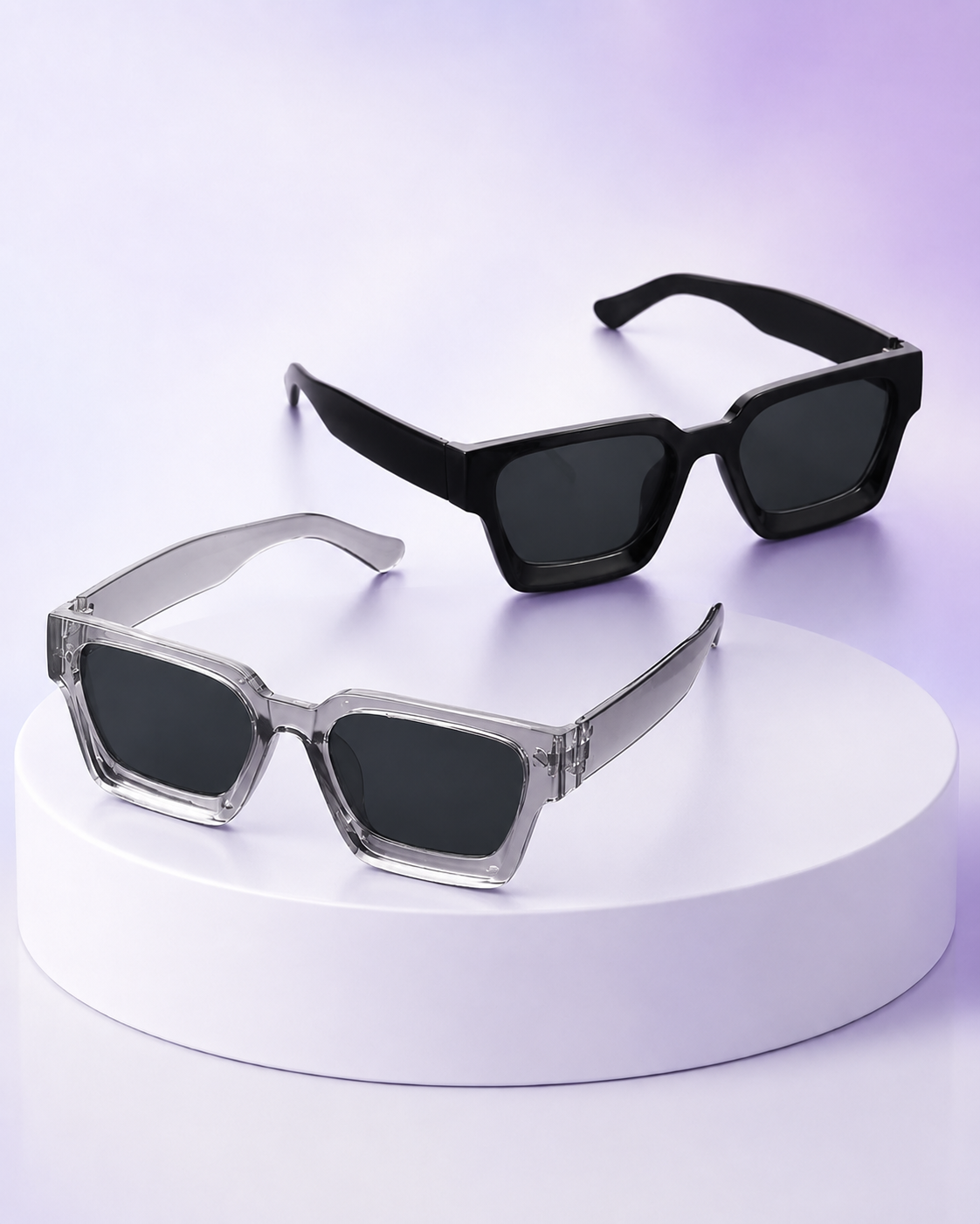 Lunettes de soleil monture carrée