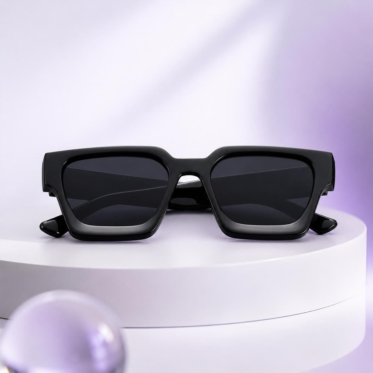 Lunettes de soleil monture carrée