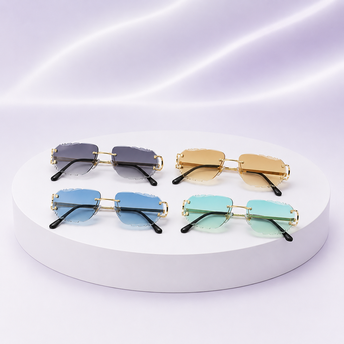 Lunettes de soleil style Cartier